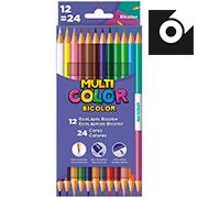 Lápis de Cor 24 cores Bicolor, 510617, Multi Color - ET 1 UN