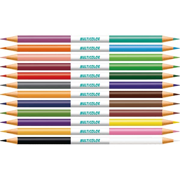 Lápis de Cor 24 cores Bicolor, 510617, Multi Color - ET 1 UN