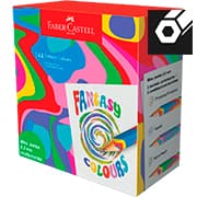 Lápis de cor colorido sextavado Fantasy, Faber-Castell - DP 144 UN