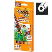 Lápis de Cor 12 cores Tons de Pele, Cores Vivas, 301087, BIC - BT 12 UN