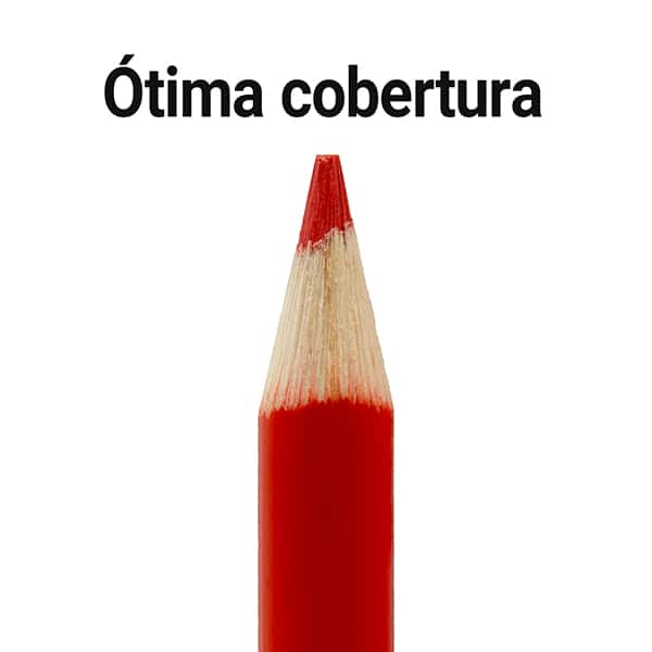 Lápis de Cor 12 cores meio lápis redondo HT 11.1702 Happy-time ET 12 UN