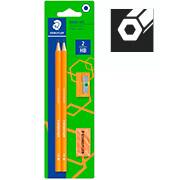Kit escrita Staedtler, Lápis preto n.2, + borracha + apontador, 180FSBK2P2, Staedtler - BT 4 UN