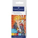 Canetas Artísticas Pitt Mangá Shonen 6 Cores, Faber-Castell CX 1 UN