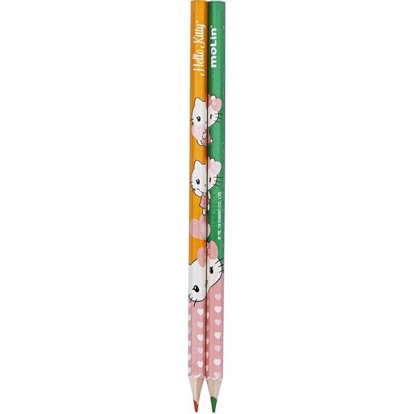 Lápis de Cor 12 cores Hello Kitty sortido 21640 Molin CX 1 UN
