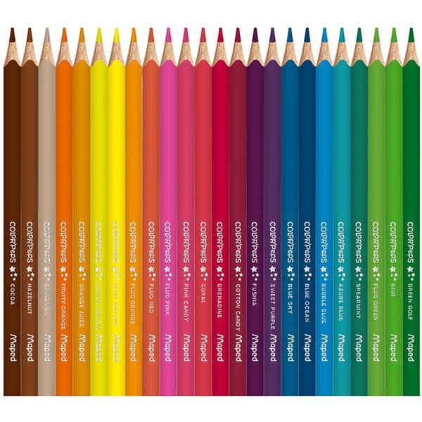 Lápis de cor 72 Cores triangular Color Peps 832072ZV Maped CX 1 UN