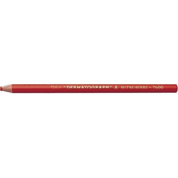 Lapis dermatografico 7600, Vermelho, 6.4001, Uniball - BT 1 UN