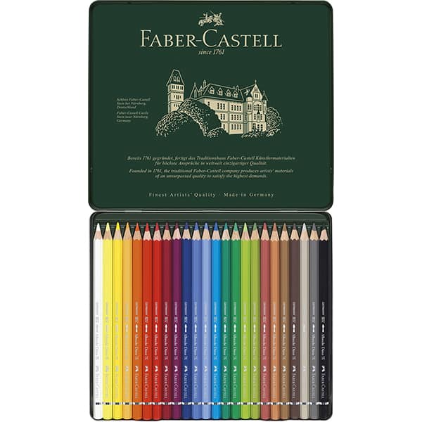 Lápis de cor 24 cores aquarelável A.Duher 117524 Faber-castell ET 24 UN