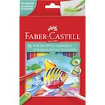Lápis de Cor Aquarelável 36 Cores Com Pincel, Faber-Castell - ET 36 UN