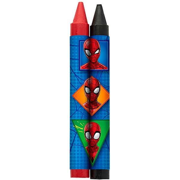 Giz de cera 12 cores gizão Spiderman 15081 Molin CX 1 UN Giz de cera 12 cores gizão Spiderman 15081 Molin CX 1 UN