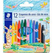 Giz de cera 12 cores 2209 C12 P Staedtler CX 1 UN