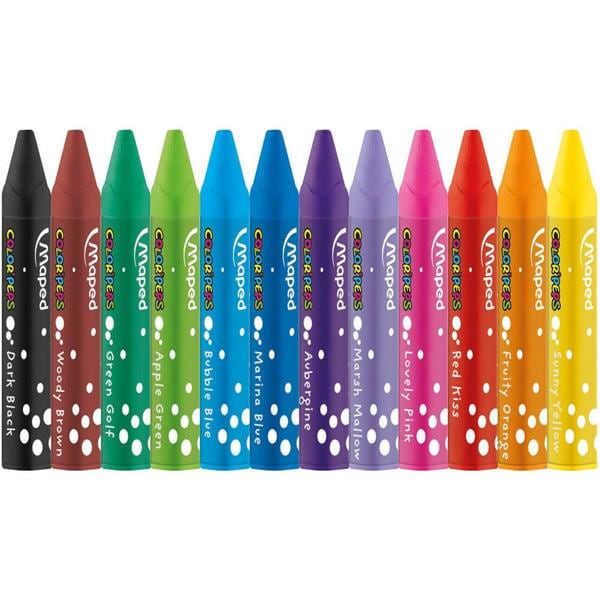 Giz Pastel Color Peps, 12 cores, 864010, Maped CX 1 UN