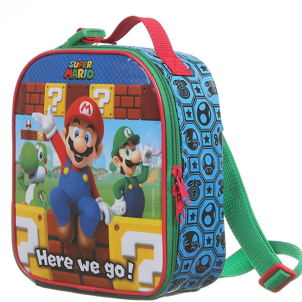 Lancheira Super Mario 11731 Dmw PT 1 UN - Escolar - Kalunga