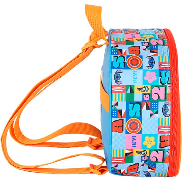 Lancheira Escolar Stitch, Azul, Luxcel - PT 1 UN Lancheira Escolar Stitch, Azul, Luxcel - PT 1 UN