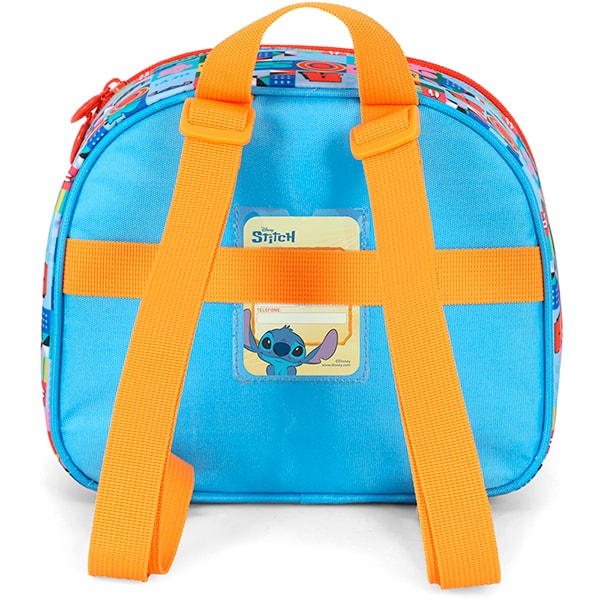 Lancheira Escolar Stitch, Azul, Luxcel - PT 1 UN Lancheira Escolar Stitch, Azul, Luxcel - PT 1 UN