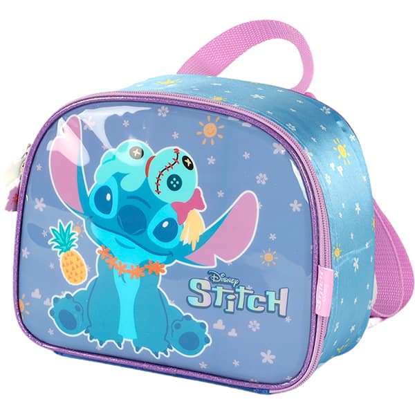 Lancheira escolar Stitch, Violeta, LA42403SC2400U, Luxcel - PT 1 UN Lancheira escolar Stitch, Violeta, LA42403SC2400U, Luxcel - PT 1 UN