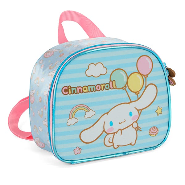 Lancheira escolar Hello Kitty e Amigos, Cinnamoroll, Luxcel - PT 1 UN