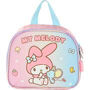 Lancheira escolar Hello Kitty e amigos, My Melody, Rosa, LA42443SR0, Luxcel - PT 1 UN