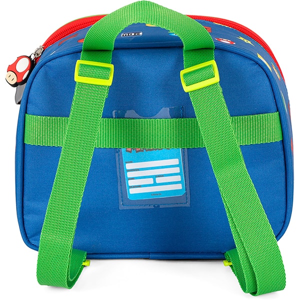 Lancheira Mario Bros azul LA42543MO0 Luxcel PT 1 UN
