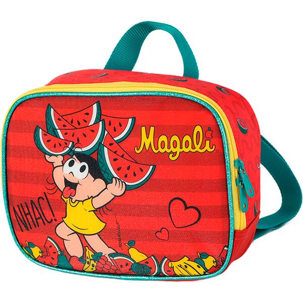 Lancheira escolar Turma da Mônica, Magali, LA42483MN0400U, Luxcel - PT 1 UN Lancheira escolar Turma da Mônica, Magali, LA42483MN0400U, Luxcel - PT 1 UN