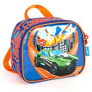 Lancheira escolar Hot Wheels, Azul, LA42613HW0200U, Luxcel PT 1 UN