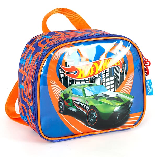 Lancheira escolar Hot Wheels, Azul, LA42613HW0200U, Luxcel PT 1 UN Lancheira escolar Hot Wheels, Azul, LA42613HW0200U, Luxcel PT 1 UN