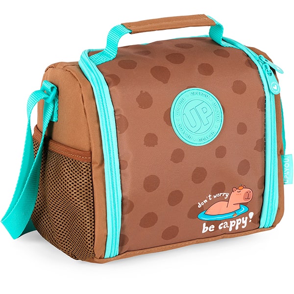 Lancheira Up4you Capivara, Marrom e verde, LA49653UP0, Luxcel - PT 1 UN Lancheira Up4you Capivara, Marrom e verde, LA49653UP0, Luxcel - PT 1 UN