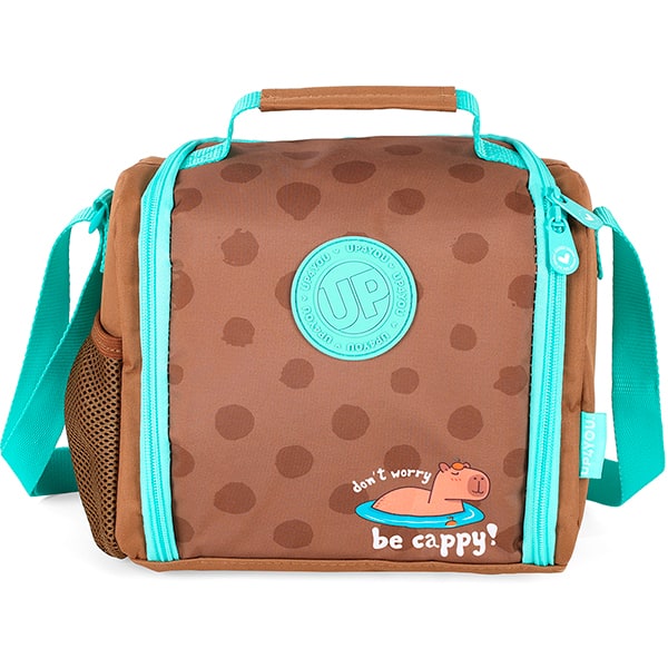 Lancheira Up4you Capivara, Marrom e verde, LA49653UP0, Luxcel - PT 1 UN Lancheira Up4you Capivara, Marrom e verde, LA49653UP0, Luxcel - PT 1 UN