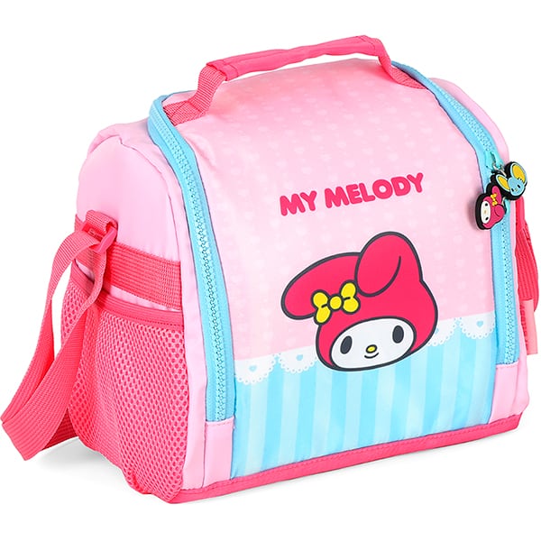 Lancheira escolar Hello Kitty e amigos, My Melody, Rosa, Luxcel - PT 1 UN
