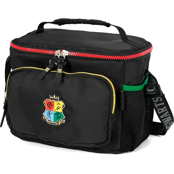 Lancheira escolar Harry Potter, Hogwarts, Preto, LA49763HP0, Luxcel - PT 1 UN
