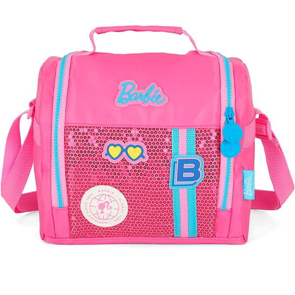 Lancheira escolar Barbie, Pink, LA49933BB0, Luxcel - PT 1 UN