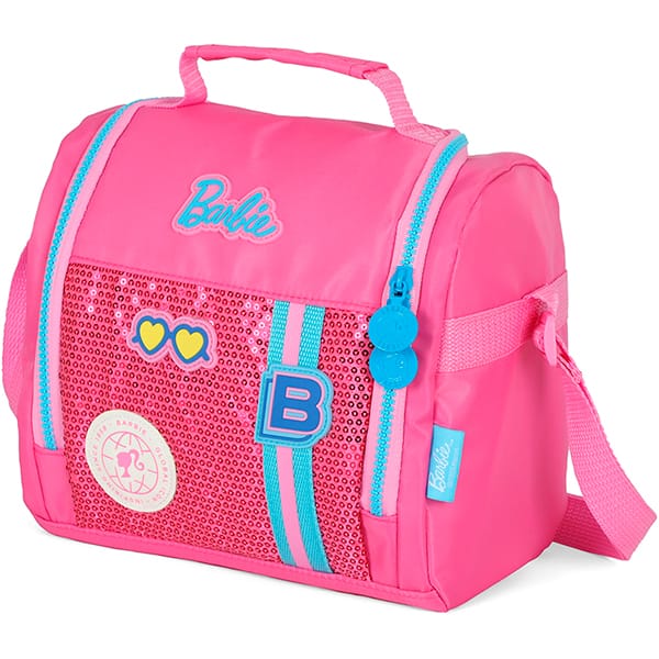 Lancheira escolar Barbie, Pink, LA49933BB0, Luxcel - PT 1 UN