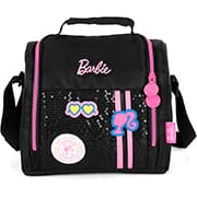 Lancheira escolar Barbie, Preto, LA49933BB0, Luxcel - PT 1 UN