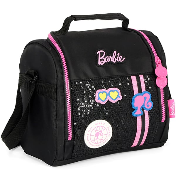 Lancheira escolar Barbie, Preto, LA49933BB0, Luxcel - PT 1 UN