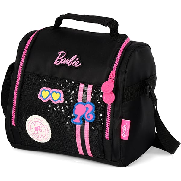 Lancheira escolar Barbie, Preto, LA49933BB0, Luxcel - PT 1 UN