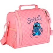 Lancheira escolar Stitch, Rosa, LA50053SC0300U, Luxcel - PT 1 UN