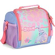 Lancheira escolar Stitch, Lilás, LA50093SC0300U, Luxcel - PT 1 UN