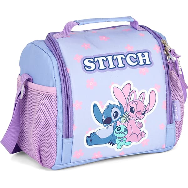 Lancheira escolar Stitch, Roxo, LA50093SC2800U, Luxcel - PT 1 UN Lancheira escolar Stitch, Roxo, LA50093SC2800U, Luxcel - PT 1 UN