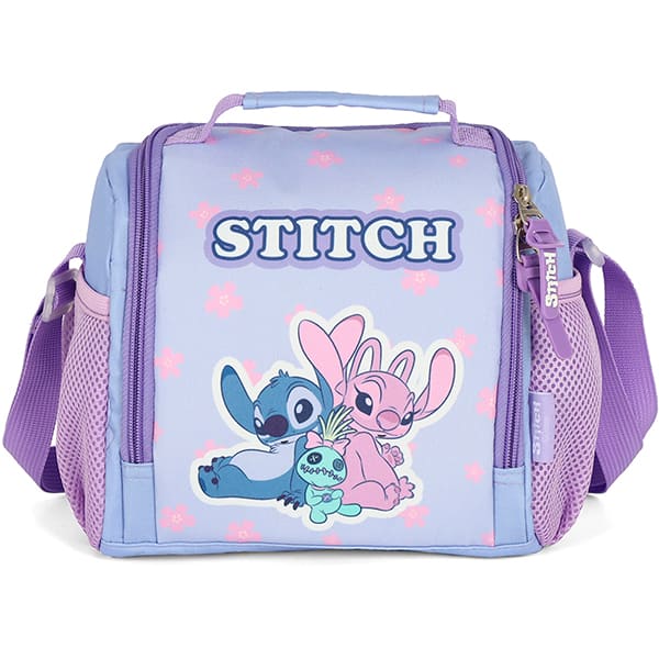 Lancheira escolar Stitch, Roxo, LA50093SC2800U, Luxcel - PT 1 UN Lancheira escolar Stitch, Roxo, LA50093SC2800U, Luxcel - PT 1 UN