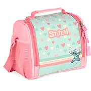 Lancheira escolar Stitch, Verde, LA50093SC0100U, Luxcel - PT 1 UN