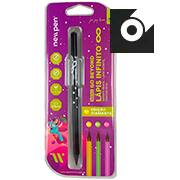 Lápis Infinito HB Preto, Diamante Roxo, 13.107, Newpen - BT 1 UN