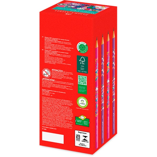 Lápis Grafite redondo Glimmer, Viagem, Faber-Castell - DP 72 UN