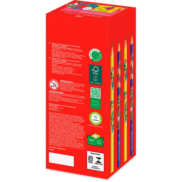 Lápis Grafite redondo Glimmer, Botânica, Faber-Castell - DP 72 UN