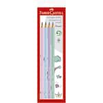 Lápis Grafite Triangular EcoLápis n.2 Pastel Faber-Castell BT 4 UN
