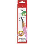 Lápis Grafite Triangular EcoLápis n.2 B Grip Rosa Faber-Castell CX 12 UN