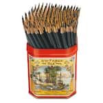 Lápis Preto n.2 Lata Mix, Grip, Preto, Faber-Castell - LT 160 UN