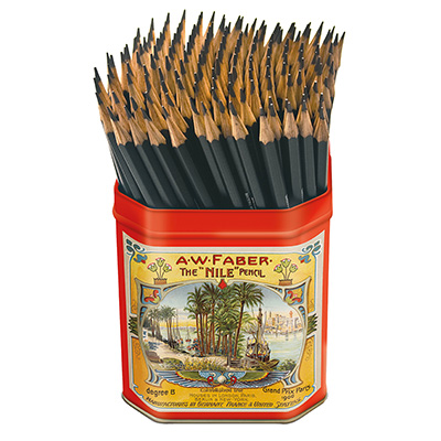 Lápis Preto n.2 Lata Mix, Grip, Preto, Faber-Castell - LT 160 UN Lápis Preto n.2 Lata Mix, Grip, Preto, Faber-Castell - LT 160 UN