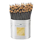 Lápis Preto n.2 Lata Mix, Grip, Preto, 2001, Faber-Castell - LT 144 UN