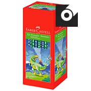 Lápis preto n.2 Dinossauro, Caixa com 72 unidades, Faber-Castell - CX 72 UN