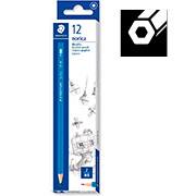 Lápis preto n.2 sextavado 130 Norica 13046HB10T Staedtler CX 12 UN