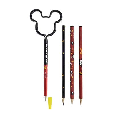 Lápis Preto N.2 Mickey Disney Face + Caneta Mickey Disney Sortido 22627 Molin - BT 4 UN